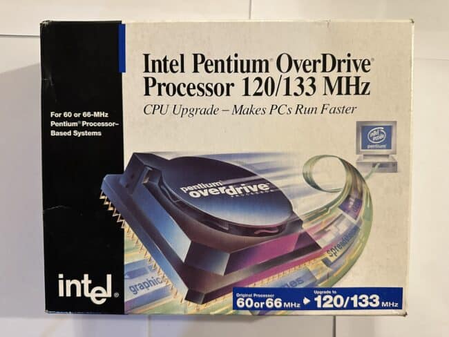 CPU of the Week - New Pentium Overdrive 133Mhz Retail Boxed | SES Computers